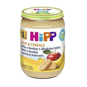 HiPP BIO Jablká a banány s detskými keksami od uk. 4. mesiaca vyobraziť