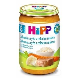 HiPP Príkrm Zelenina, teľacie mäso a ryža vyobraziť