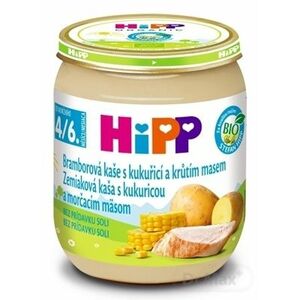 HiPP Príkrm BIO Zemiaky s kukuricou a morč.mäsom vyobraziť