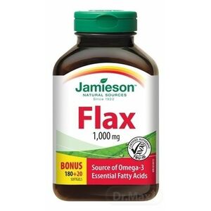 JAMIESON FLAX OMEGA-3 1000 mg ĽANOVÝ OLEJ vyobraziť