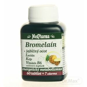 MedPharma BROMELAIN 300 mg + JABL.OCOT + LECITIN vyobraziť