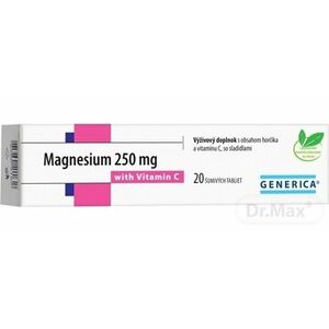 GENERICA Magnesium 250 mg + Vitamin C vyobraziť