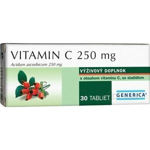 GENERICA Vitamin C 250 mg vyobraziť