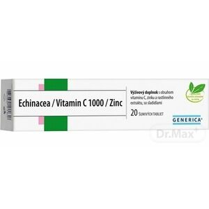 Generica Echinacea/vitamin c 1000/zinc vyobraziť
