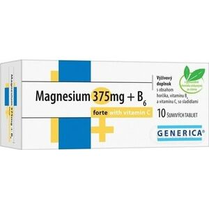 GENERICA Magnesium 375 mg + B6 forte s vitamínom C vyobraziť