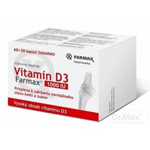 FARMAX Vitamín D3 1000 IU vyobraziť