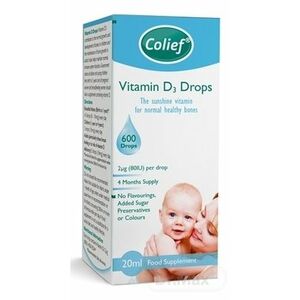Colief Vitamín D3 Drops vyobraziť
