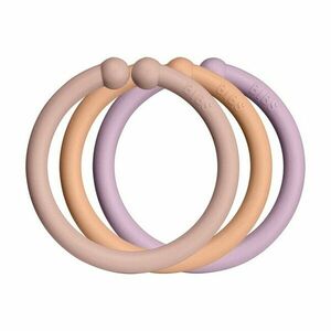 BIBS Loops krúžky blush/peach/dusky lilac vyobraziť