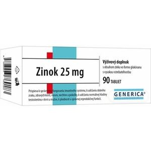 GENERICA Zinok 25 mg vyobraziť