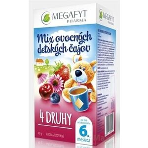MEGAFYT MIX ovocných detských čajov 4 DRUHY vyobraziť