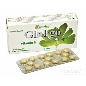 Naturica GINKGO 60 mg + vitamín E vyobraziť