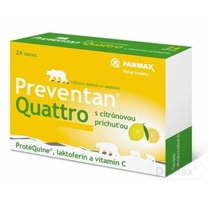 FARMAX Preventan Quattro s citrónovou príchuťou vyobraziť