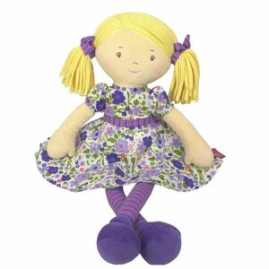 Bonikka Dames látková bábika peggy-fialove-šaty vyobraziť