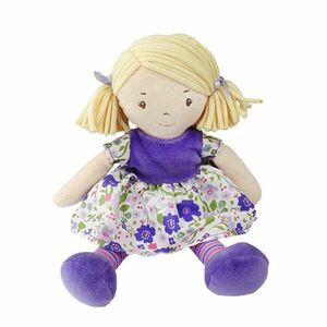 Bonikka Dames látková bábika malá mala-peggy-fialove-šaty vyobraziť