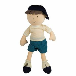 Bonikka látková bábika chlapec leo-so-šiltovkou vyobraziť
