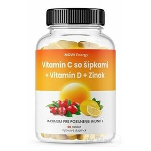 MOVit Vitamín C 1200 mg so šípkami + D + Zinok vyobraziť