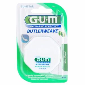 G.U.M Butlerweave voskovaná dentálna niť s mätovou príchuťou 55 m vyobraziť