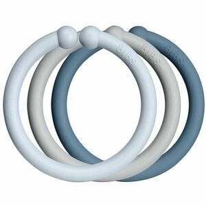 BIBS Loops závesné krúžky Baby Blue / Cloud / Petrol 12 ks vyobraziť