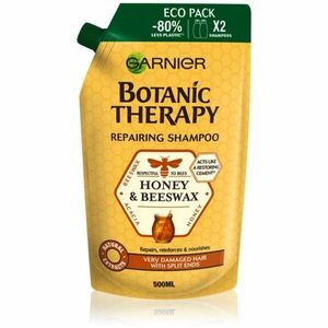 Garnier Botanic Therapy Honey & Propolis obnovujúci šampón pre poškodené vlasy náhradná náplň 500 ml vyobraziť