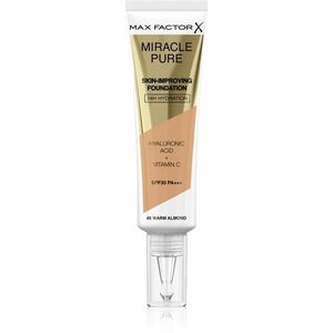 Max Factor Miracle Pure Skin dlhotrvajúci make-up SPF 30 odtieň 45 Warm Almond 30 ml vyobraziť