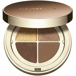 Clarins Ombre 4 Colour Eye Palette paletka očných tieňov pre dlhotrvajúci efekt odtieň 04 - Brown Sugar Gradation 4, 2 g vyobraziť