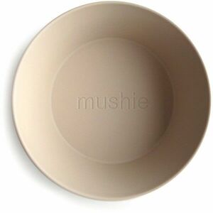 Mushie Round Dinnerware Bowl miska Vanilla 2 ks vyobraziť
