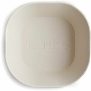 Mushie Square Dinnerware Bowl miska Ivory 2 ks vyobraziť