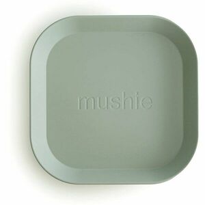 Mushie Square Dinnerware Plates tanier Sage 2 ks vyobraziť