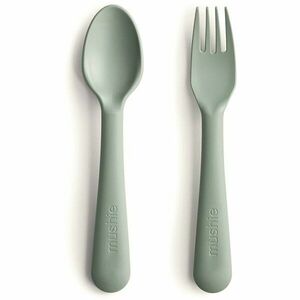Mushie Fork and Spoon Set príbor Sage 2 ks vyobraziť