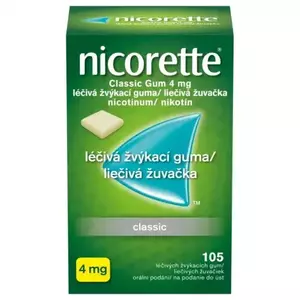 Nicorette Classic Gum 4 mg vyobraziť