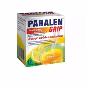 Paralen Grip horúci nápoj citrón 650 mg/10 mg 12 sáčkov vyobraziť