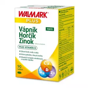 Walmark Vápnik Horčík Zinok Forte + vitamín D 90 tbl vyobraziť
