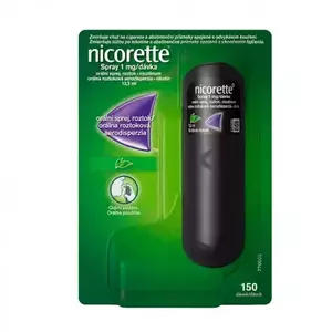 Nicorette Spray 1 mg/dávka aer.ora.1 x 13, 2 ml/150dávok vyobraziť