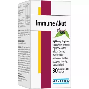 Immune Akut 30 cmúľacích tabliet vyobraziť