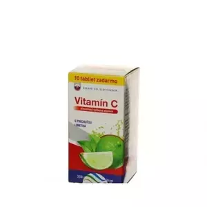 Dobré zo Slovenska Vitamín C 200 mg príchuť LIMETKA tbl 60+10 zadarmo vyobraziť