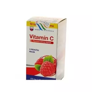 Dobré z SK Vitamín C 200 mg príchuť MALINA tbl 60+10 70 ks vyobraziť