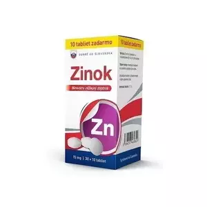 Dobré zo Slovenska Zinok 15 mg tbl 30+10 zadarmo vyobraziť