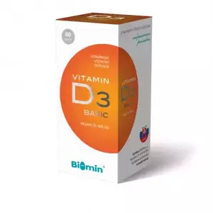 Biomin Vitamín D3 BASIC 400IU 60 CPS vyobraziť