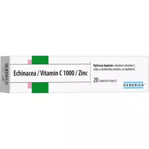 Generica Echinacea/vitamín C/ Zinok tbl EFF 20 vyobraziť