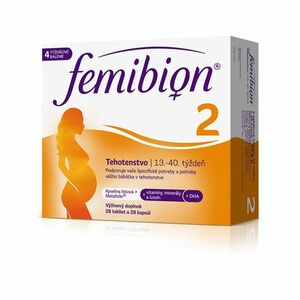 Femibion 2 Těhotenství 28 tabliet + 28 toboliek vyobraziť