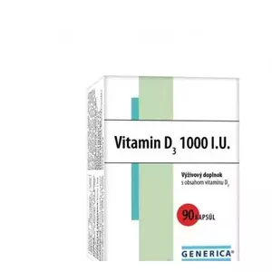 Generica Vitamin D3 1000 I.U. 90 cps vyobraziť