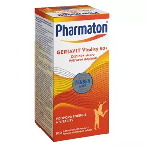 Pharmaton GERIAVIT Vitality 50+ 100 tbl vyobraziť