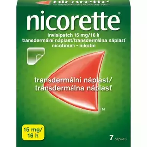 Nicorette invisipatch 15 mg/16h emp.tdm.7 náplastí vyobraziť