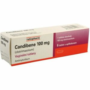 CANDIBENE 100 mg 6 vaginálnych tabliet vyobraziť