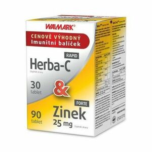 WALMARK Herba-C rapid + zinok forte 25 mg 12 tabliet vyobraziť