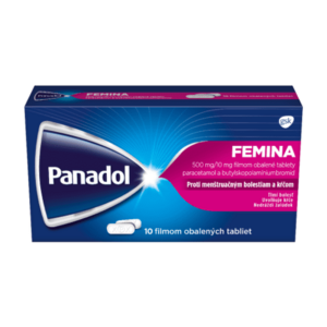 PANADOL femina 500 mg / 10 mg 10 tabliet vyobraziť