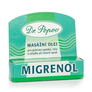 DR. POPOV Migrenol masážny olej roll-on 6 ml vyobraziť