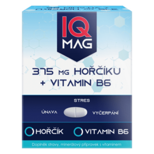 NATUR PRODUKT IQ mag horčik 375 mg + vitamín B6 20 šumivých tabliet vyobraziť
