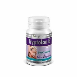 KOMPAVA Tryptofan B+ 500 mg dobrá nálada a spánok 60 kapsúl vyobraziť