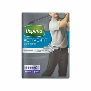 DEPEND Active-fit M pre mužov inkontinenčné nohavičky 8 kusov vyobraziť